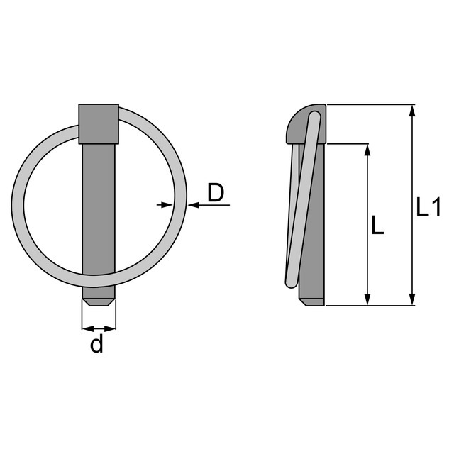 Goupille Clips 11X45 MM Sachet de 25 référence fournisseur 31135075